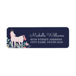 Unicorn Fields Return Address Labels