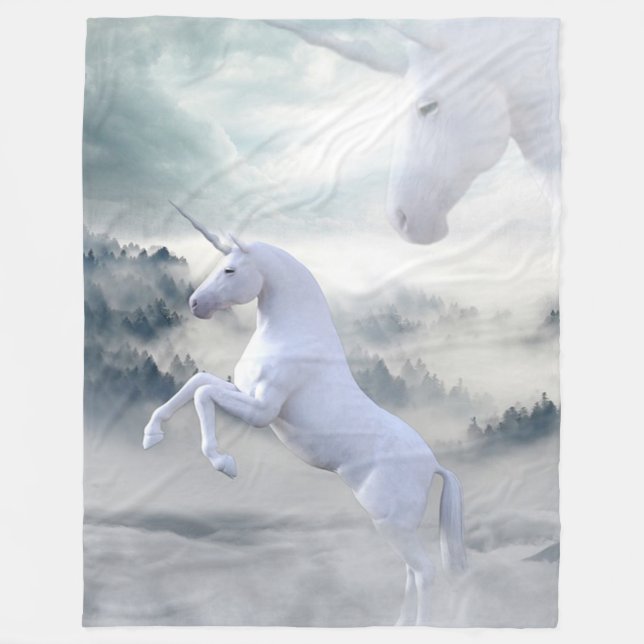 Unicorn Fleece Blanket (Front)