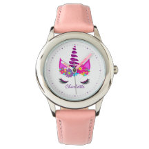 Unicorn Flowery Super Cute Girly Personalised