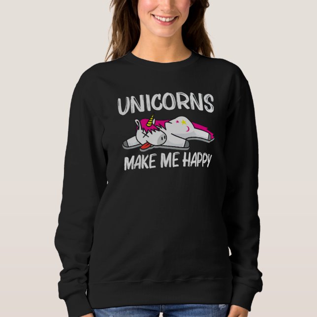 Unicorn For Men Women Mythical Creature Sweatshirt (Front)