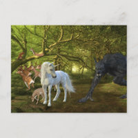 Unicorn Forest Defender Deer Werewolf