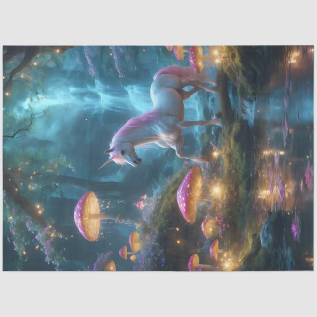 Unicorn Forest Tissue Paper (Front)