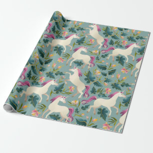 Unicorn Forest Wrapping Paper