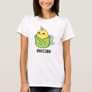 Unicorn Funny Baby Corn Pun  T-Shirt