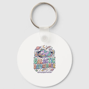 Unicorn Galactic Daydreamer Kawaii Sticker and Shi Key Ring