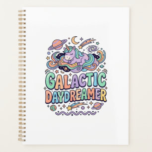 Unicorn Galactic Daydreamer Kawaii Sticker and Shi Planner