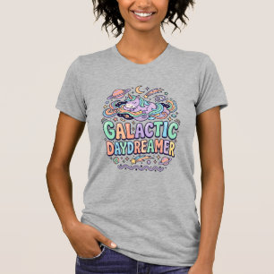 Unicorn Galactic Daydreamer Kawaii Sticker and Shi T-Shirt