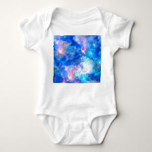 Unicorn Galaxy Night Sky Print Baby Bodysuit