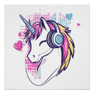 Unicorn Gamer Girl (1) Poster