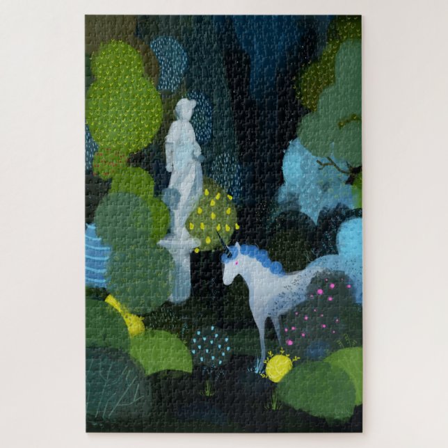 Unicorn Garden Jigsaw Puzzle (Vertical)