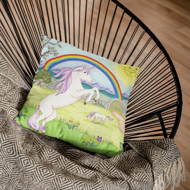 Unicorn Garden Pillow (Creator Uploaded)