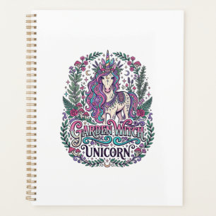 Unicorn Garden Witch Unicorn Colourful Apparel Gra Planner