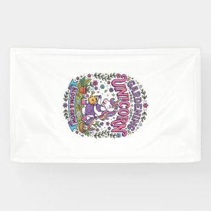 Unicorn Gardening Unicorn Commercial Cute Gift Des Banner