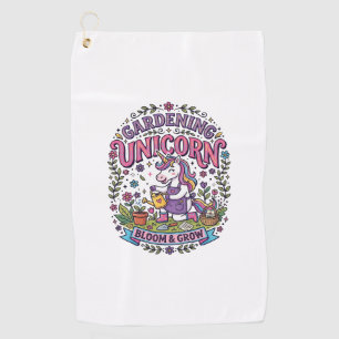 Unicorn Gardening Unicorn Commercial Cute Gift Des Golf Towel