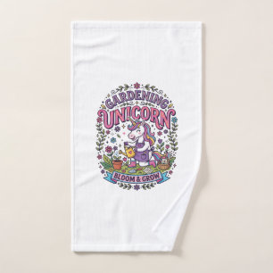 Unicorn Gardening Unicorn Commercial Cute Gift Des Hand Towel