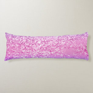 Unicorn Girls Glitter #2a (Faux Glitter) #shiny  Body Cushion
