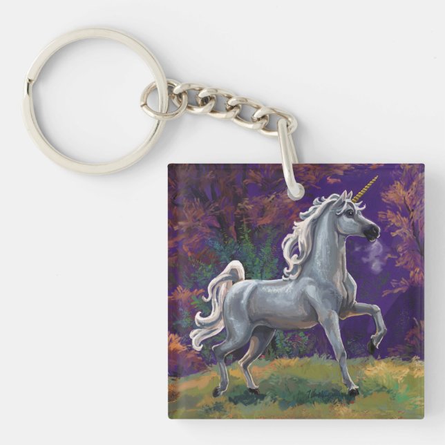 Unicorn Glade Key Ring (Front)