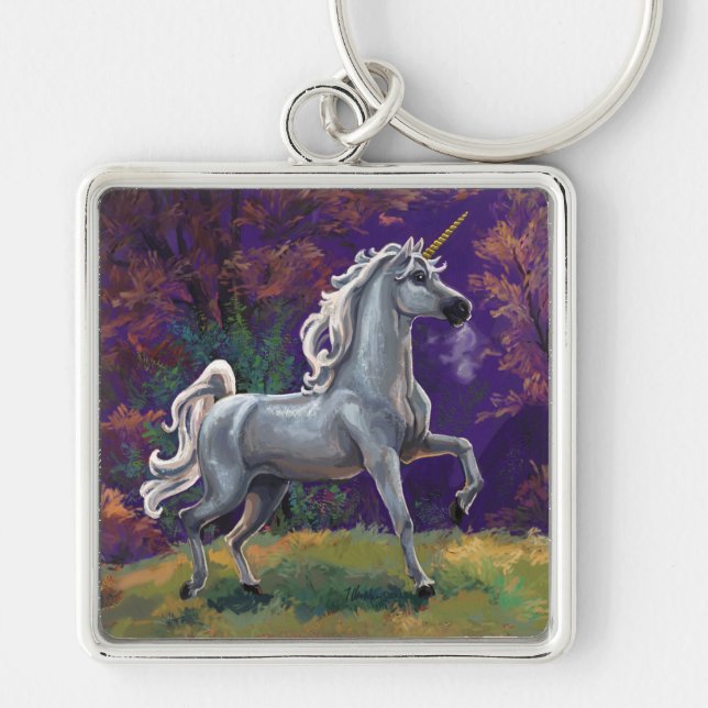 Unicorn Glade Key Ring (Front)