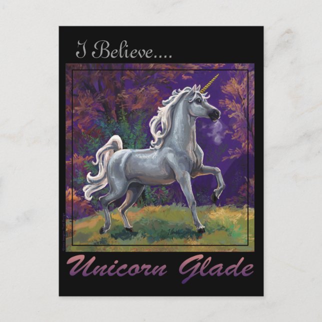 Unicorn Glade Postcard (Front)