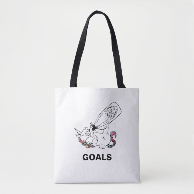 Unicorn Goals Tote (Front)