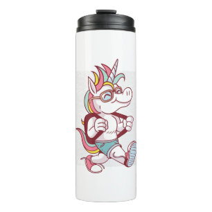 Unicorn Goes To School Thermal Tumbler