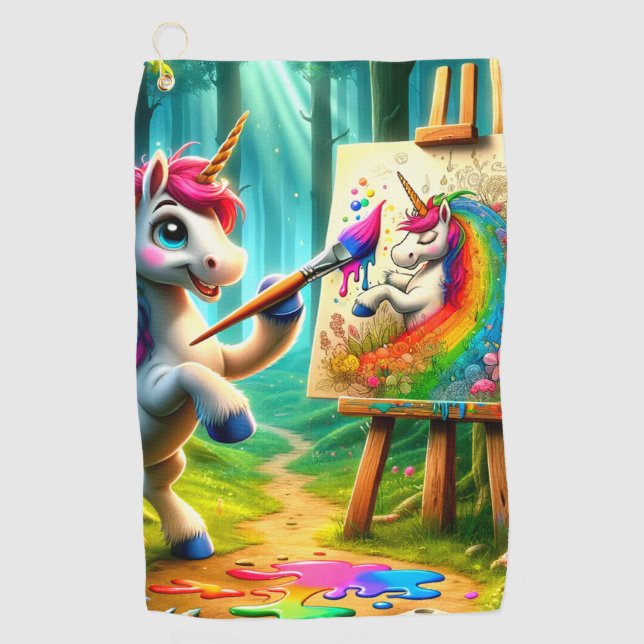 Unicorn Golf Towel (Front)