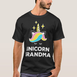 Unicorn Grandma gallop show jumping T-Shirt