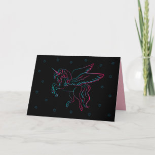 unicorn greeting card