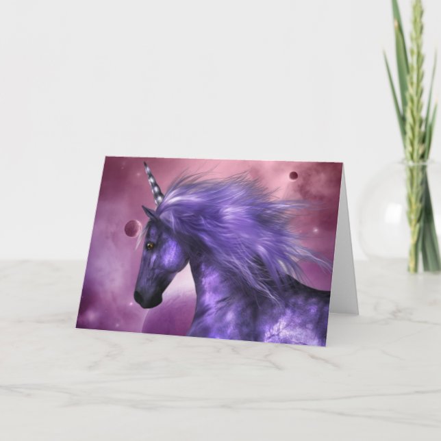 Unicorn  Greeting Card (Front)
