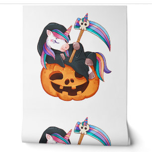 Unicorn Halloween Security Costume Daughter Pumpki Wallpaper
