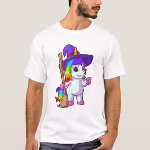 Unicorn Halloween Shirt for Girls Witch Costume fo