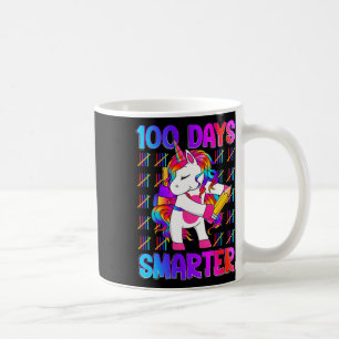 Unicorn Happy 100 Days Of School Smarter Brighter Coffee Mug