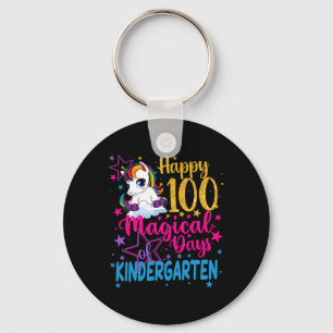 Unicorn Happy 100 Magical Days Of Kinder Key Ring