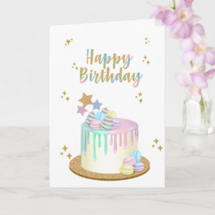 Unicorn Happy Birthday  Card