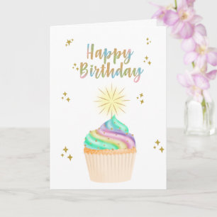 Unicorn Happy Birthday  Card