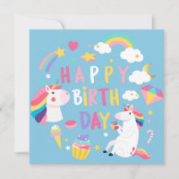 Unicorn Happy Birthday