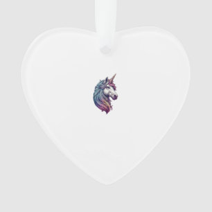 Unicorn Head Graphic Tank Top Ornament