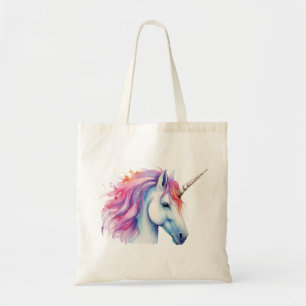 Unicorn Head Tote Bag