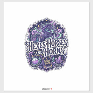 Unicorn Hexes Horses and Horns POD Ready POD Artwo