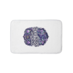 Unicorn Hexes Horses and Horns POD Ready POD Artwo Bath Mat