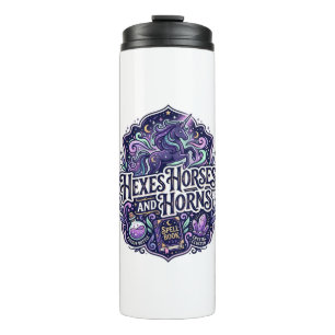 Unicorn Hexes Horses and Horns POD Ready POD Artwo Thermal Tumbler