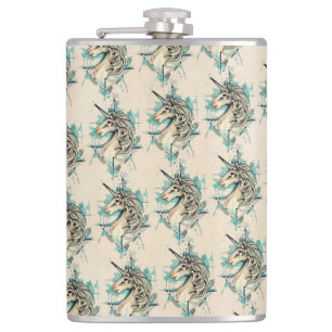 Unicorn Hip Flask