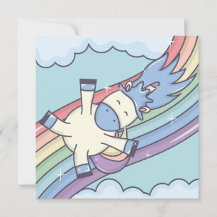 Unicorn Holiday Card