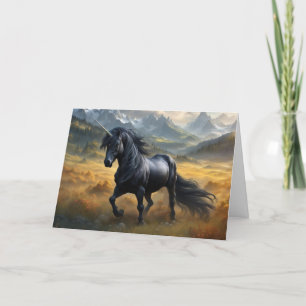 Unicorn Holiday Card
