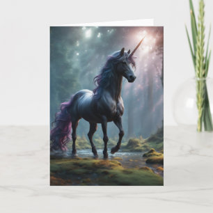 Unicorn holiday card
