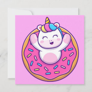 Unicorn Holiday Card