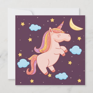 Unicorn Holiday Card