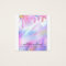 Unicorn Holographic Glitter Drips Logo Earring