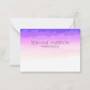 Unicorn Holography Watercolor Card