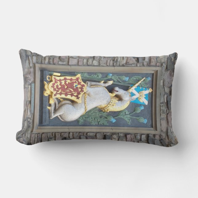 Unicorn, Holyrood Palace Lumbar Cushion (Front)